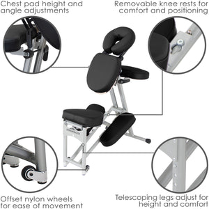 Stronglite - Ergo Pro II Portable Massage Chair Package - Superb Massage Tables