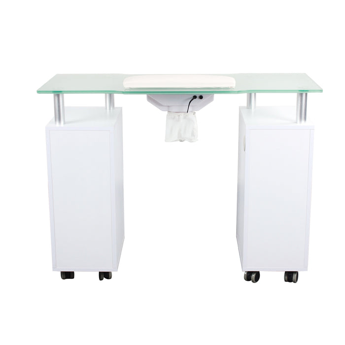 Dermalogic - Glasglow Nail Table w/ Fan - Superb Massage Tables