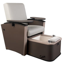 Living Earth Crafts - Mystia™ Manicure / Pedicure Chair with Plumbed Footbath - Superb Massage Tables