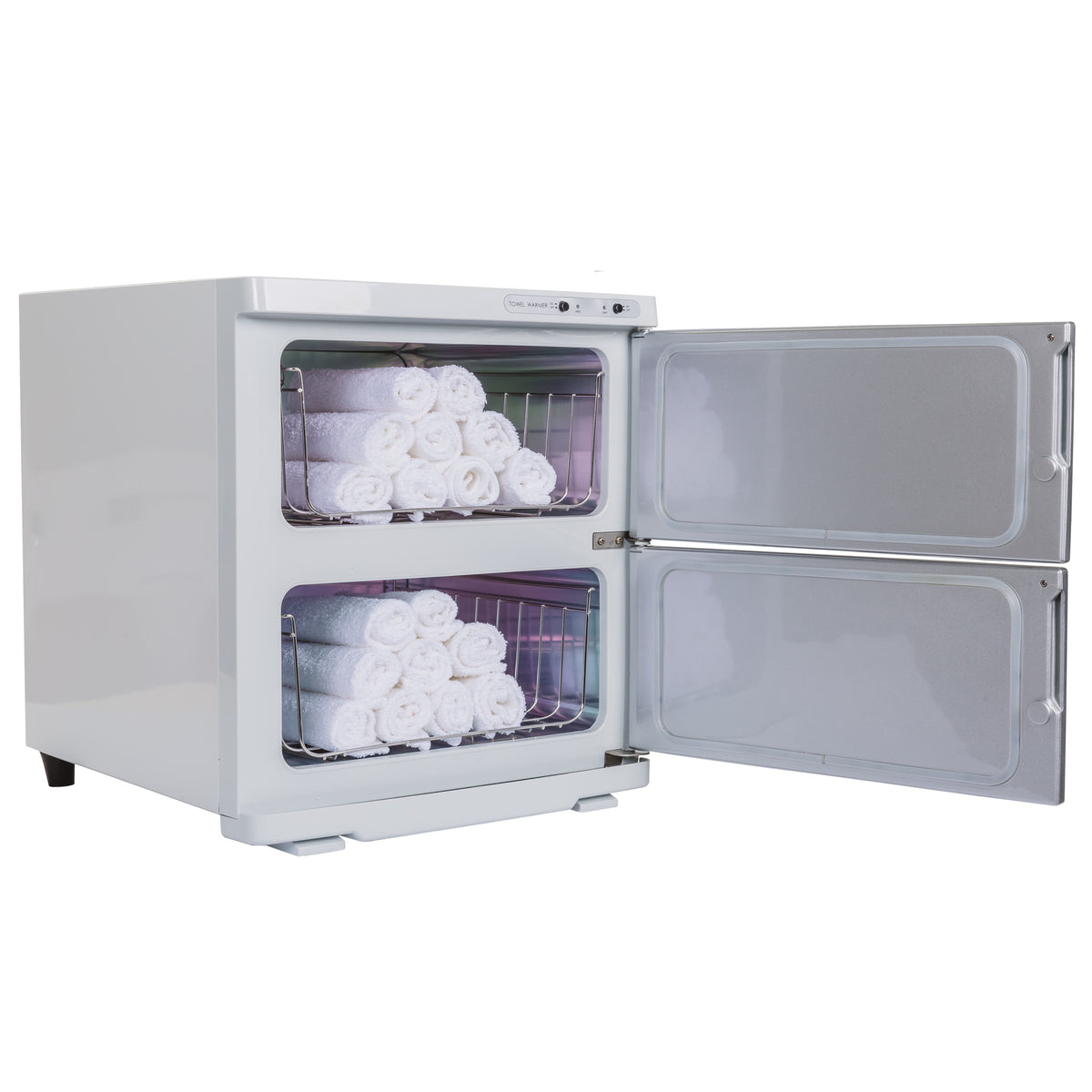 Earthlite - UV Hot Towel Cabinet Large White 120V - Superb Massage Tables