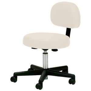 Earthlite - Pneumatic Massage Stool w/back - Superb Massage Tables