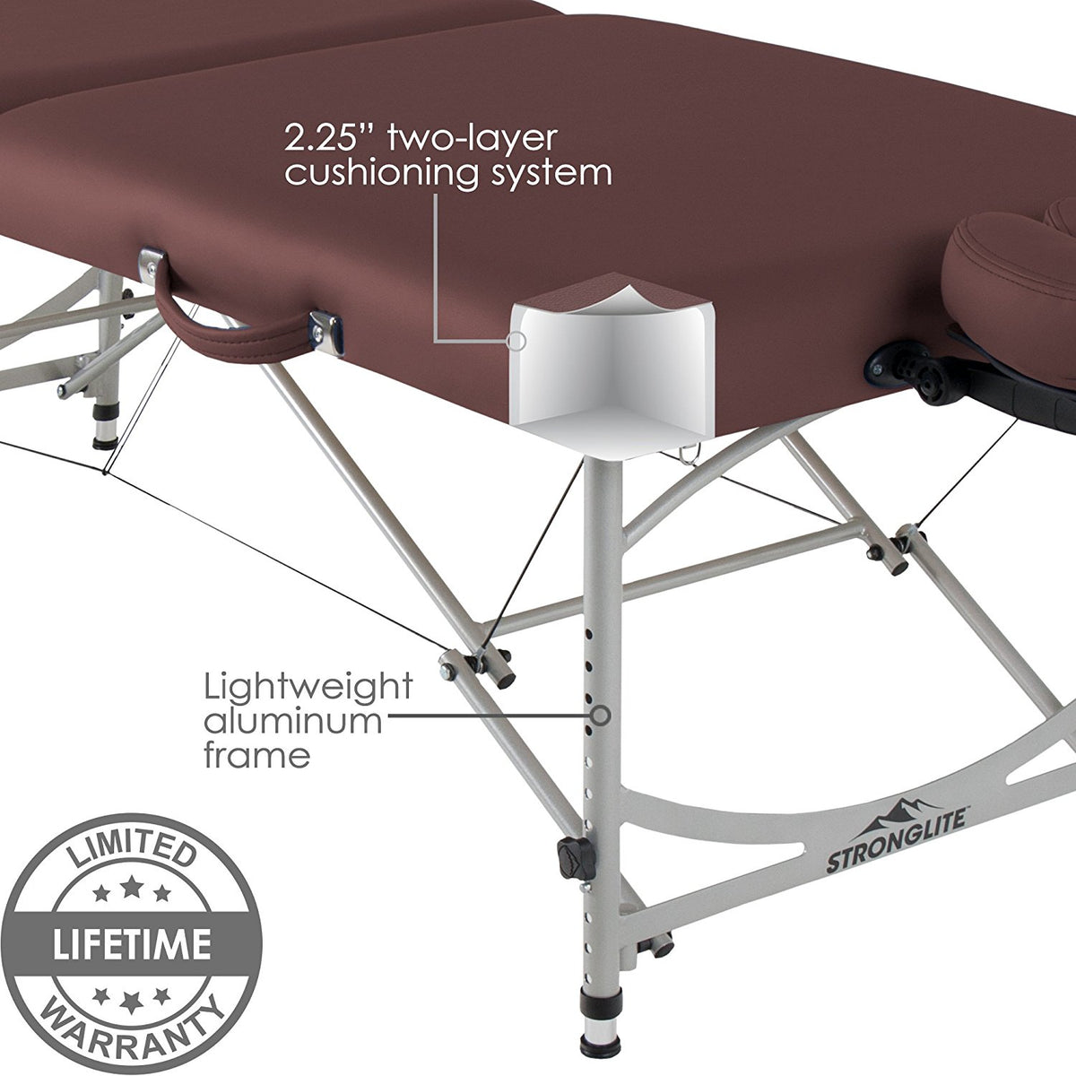 Stronglite - Versalite Pro Portable Massage Table Package 30&quot; - Superb Massage Tables