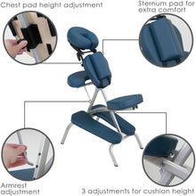 Earthlite - Vortex Portable Massage Chair Package - Superb Massage Tables